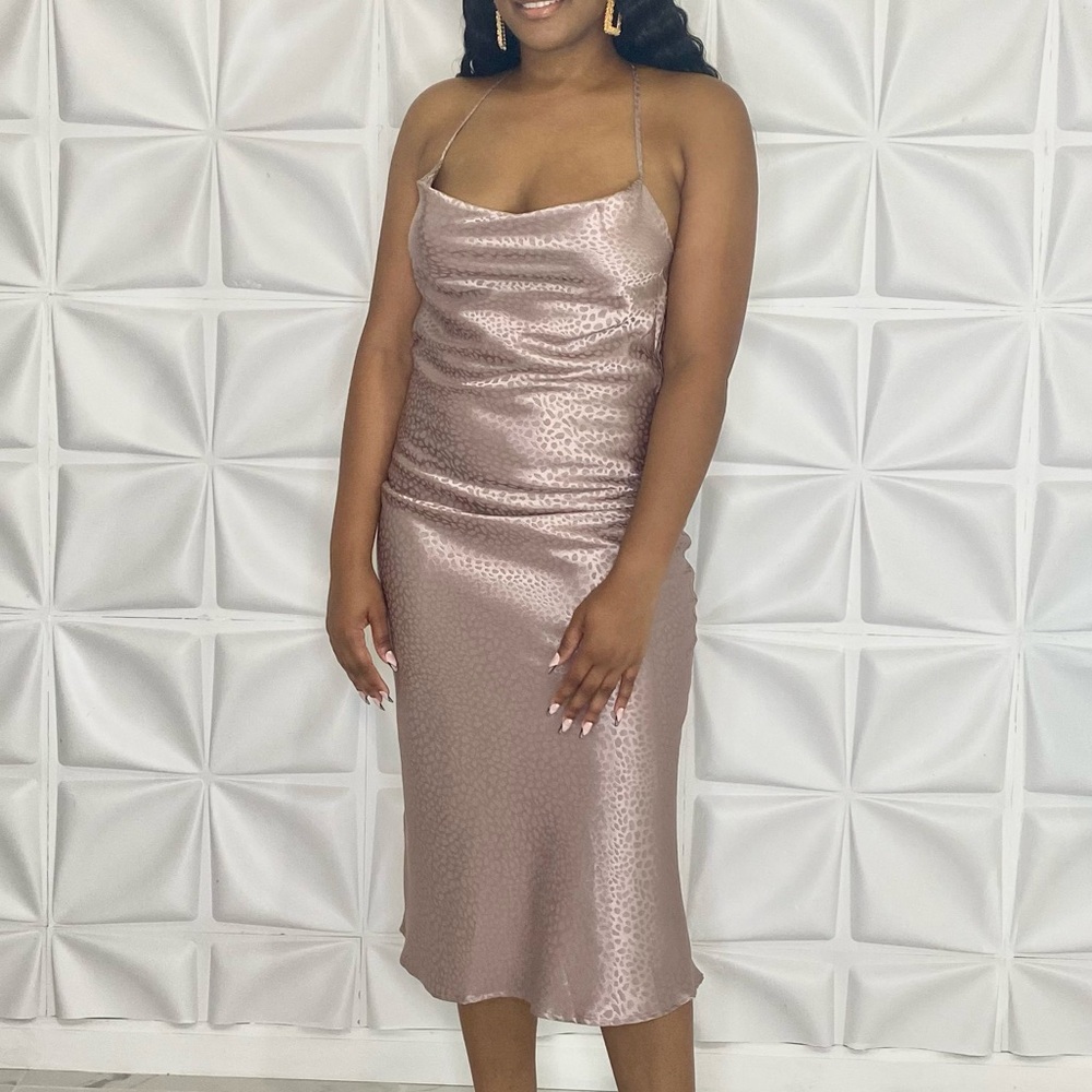 Elegant Satin Slip Dress